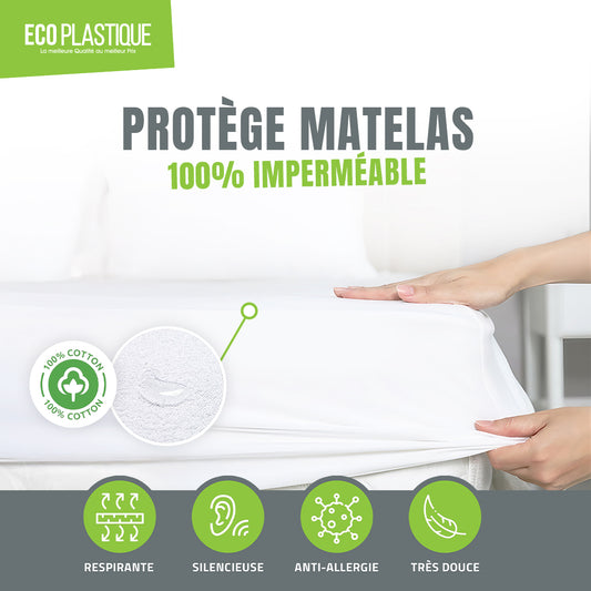 Protège matelas 100% imperméablee