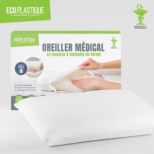 Oreiller médicale en mousse de mémoire